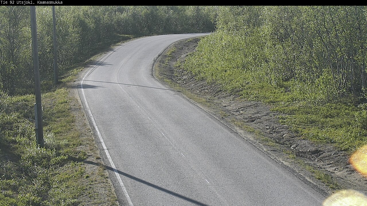 Weather Camera Image Väg 92 Utsjoki, Kaamasmukka, Utsjoki, Lappi