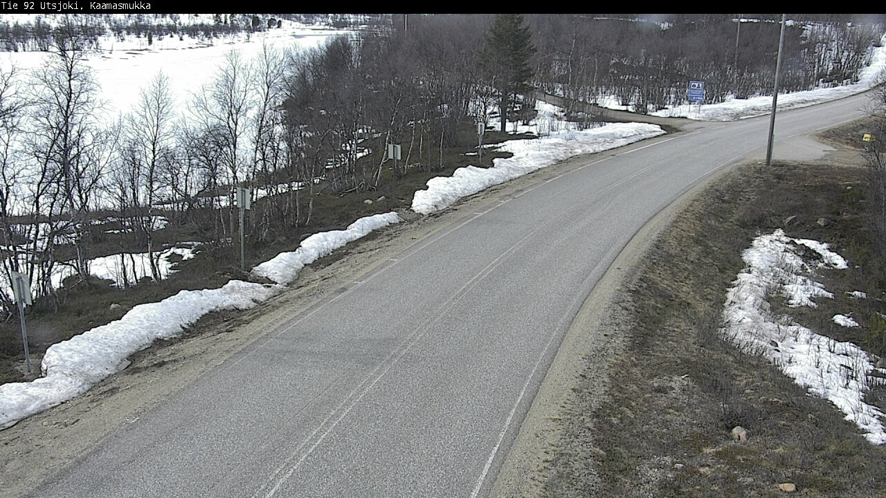 Weather Camera Image Väg 92 Utsjoki, Kaamasmukka, Utsjoki, Lappi