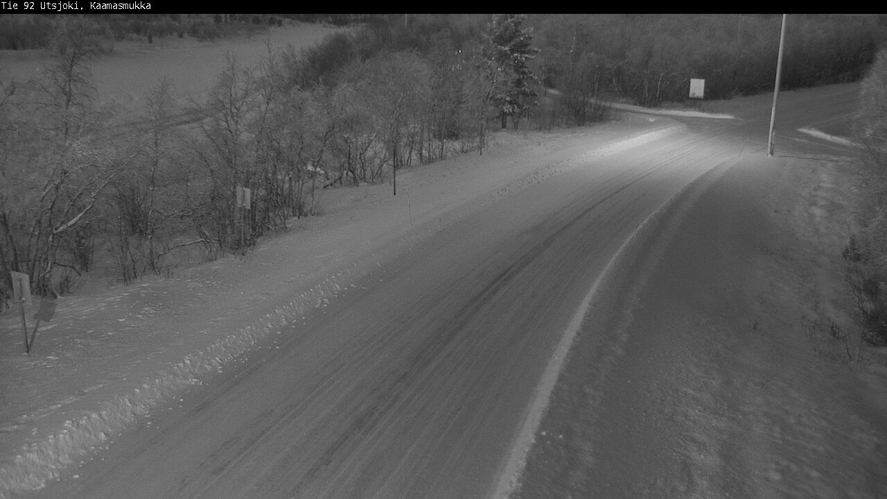 Weather Camera Image Road 92 Utsjoki, Kaamasmukka, Utsjoki, Lappi