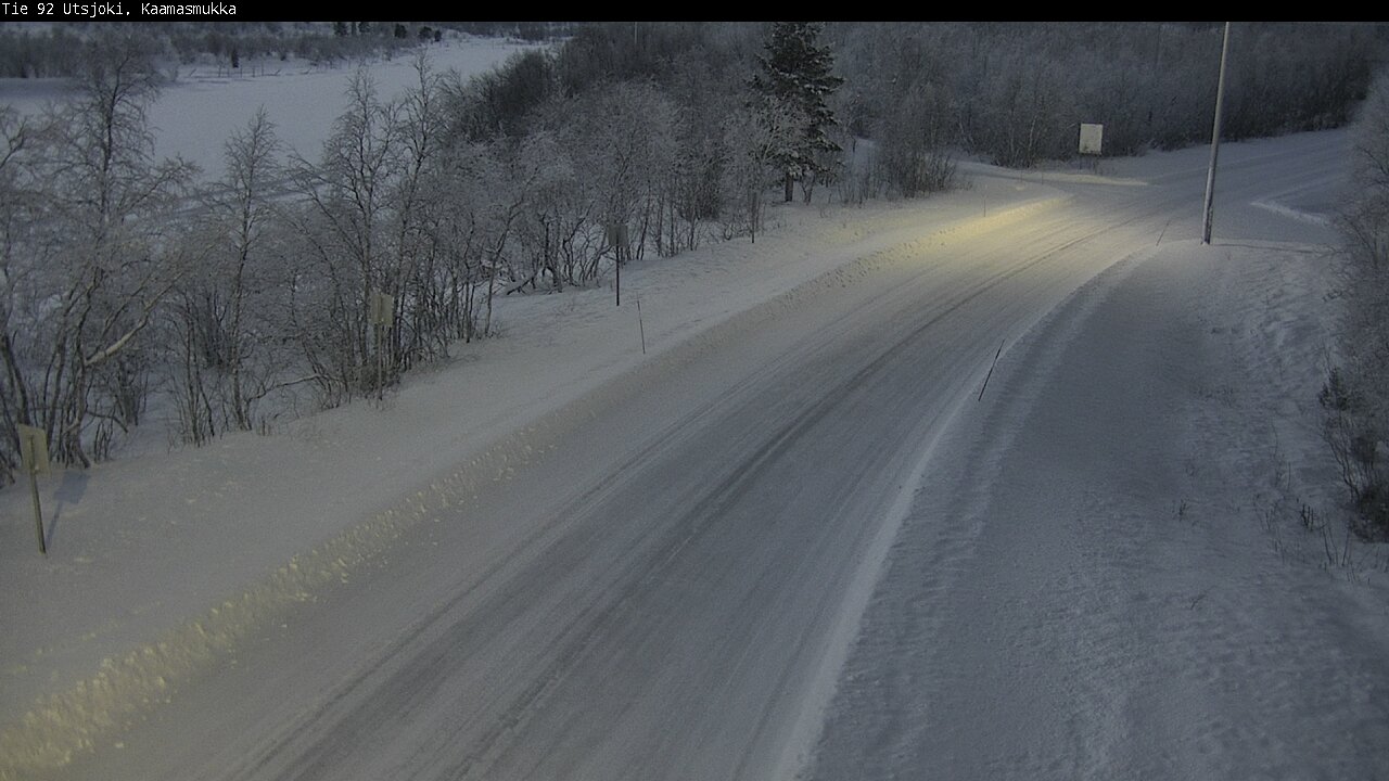 Weather Camera Image Road 92 Utsjoki, Kaamasmukka, Utsjoki, Lappi