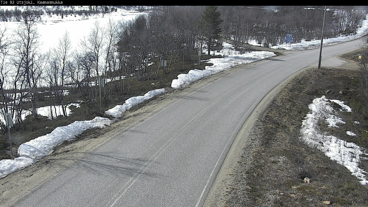Weather Camera Image Väg 92 Utsjoki, Kaamasmukka, Utsjoki, Lappi
