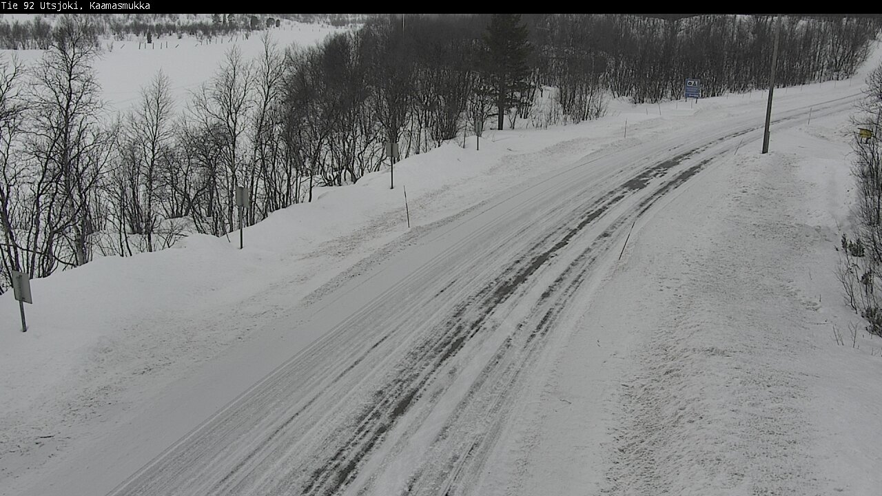 Weather Camera Image Road 92 Utsjoki, Kaamasmukka, Utsjoki, Lappi