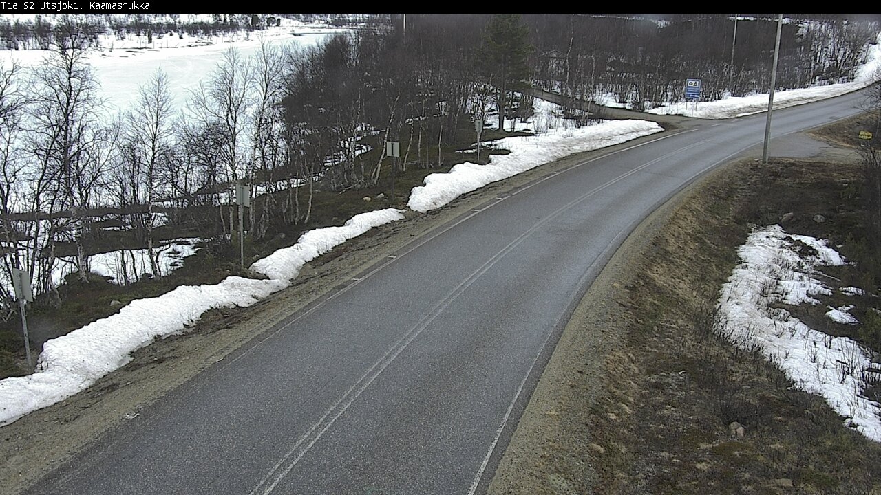 Weather Camera Image Väg 92 Utsjoki, Kaamasmukka, Utsjoki, Lappi