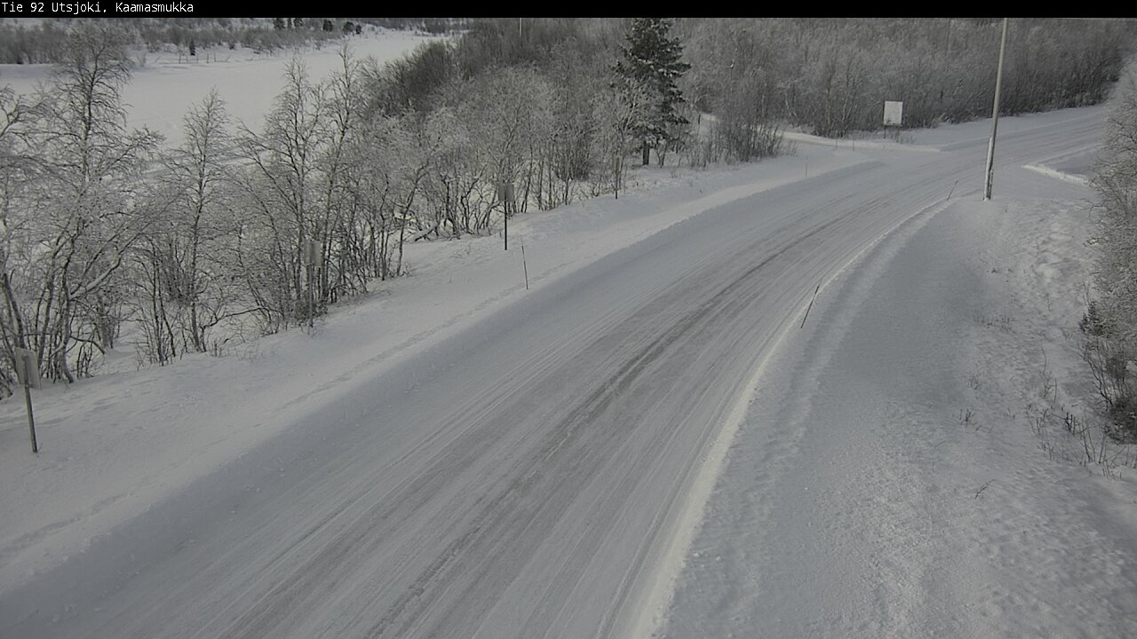 Weather Camera Image Road 92 Utsjoki, Kaamasmukka, Utsjoki, Lappi