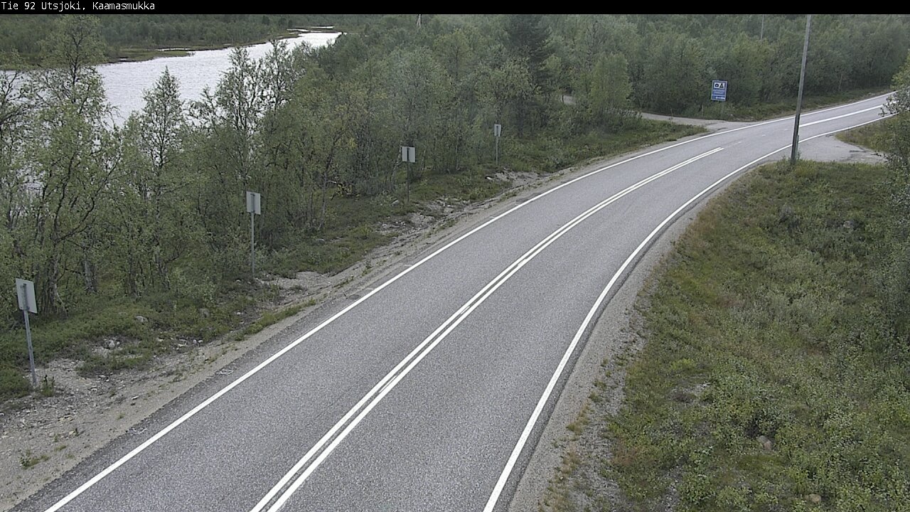 Kelikamerat Kuva Tie 92 Utsjoki, Kaamasmukka, Utsjoki, Lappi