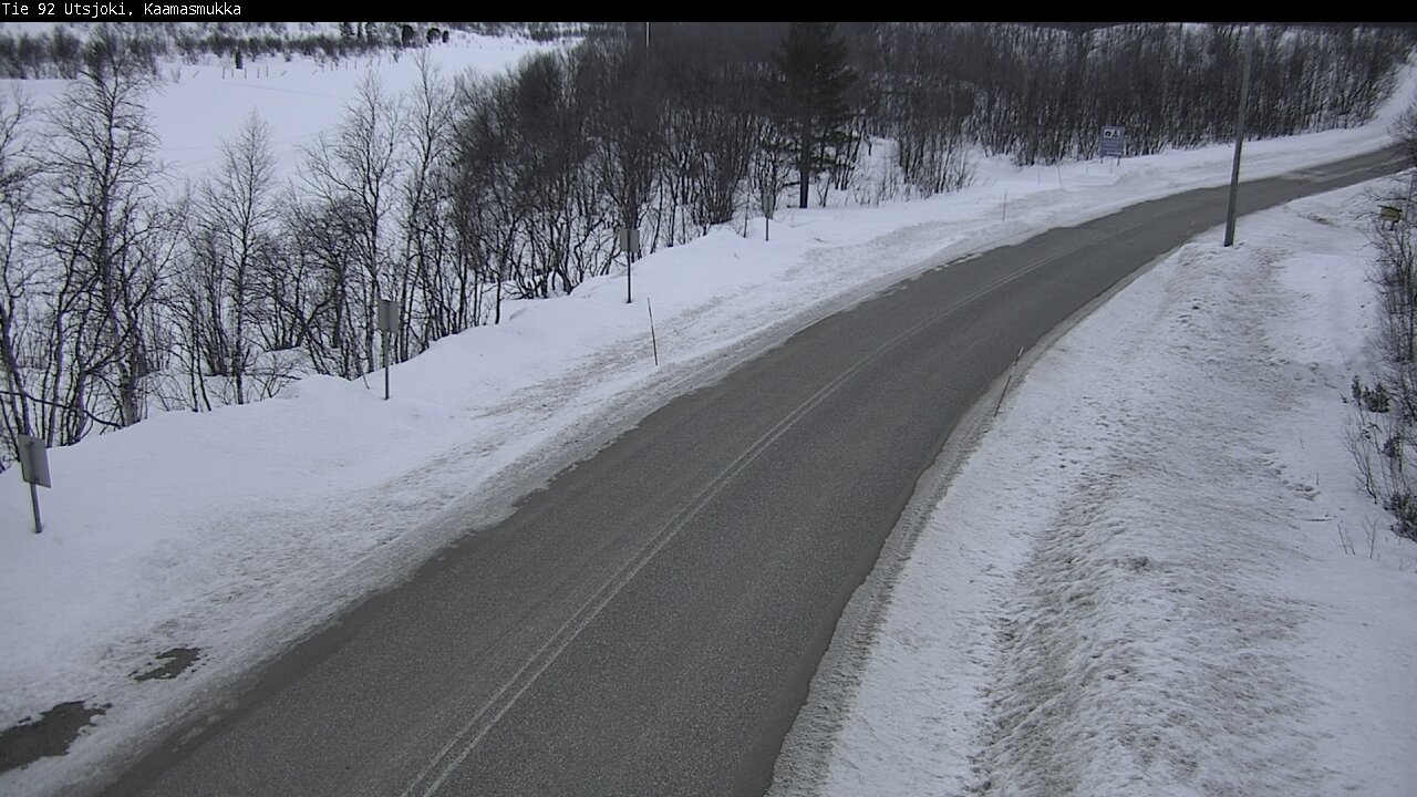 Kelikamerat Kuva Tie 92 Utsjoki, Kaamasmukka, Utsjoki, Lappi