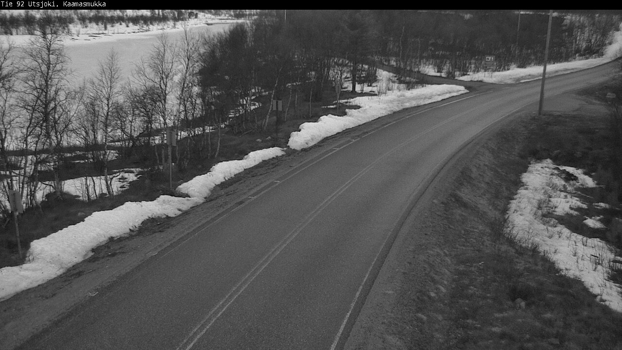Weather Camera Image Väg 92 Utsjoki, Kaamasmukka, Utsjoki, Lappi