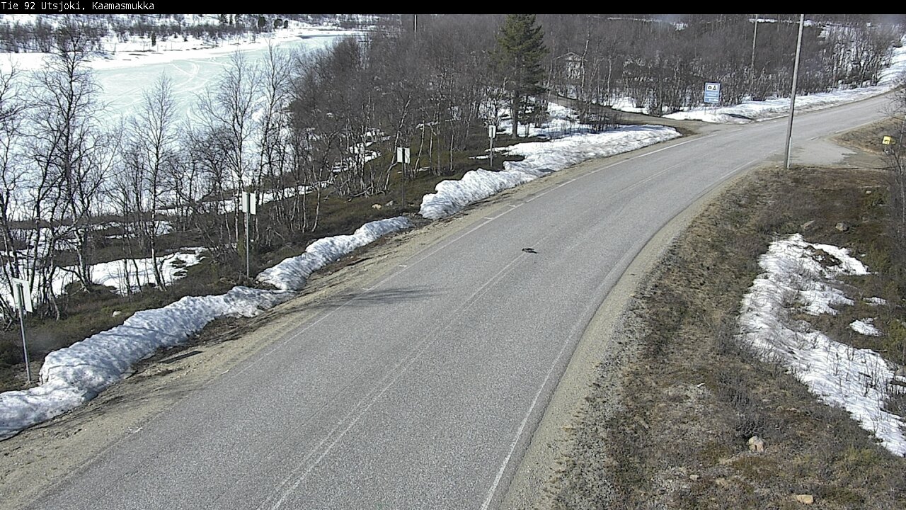 Weather Camera Image Väg 92 Utsjoki, Kaamasmukka, Utsjoki, Lappi