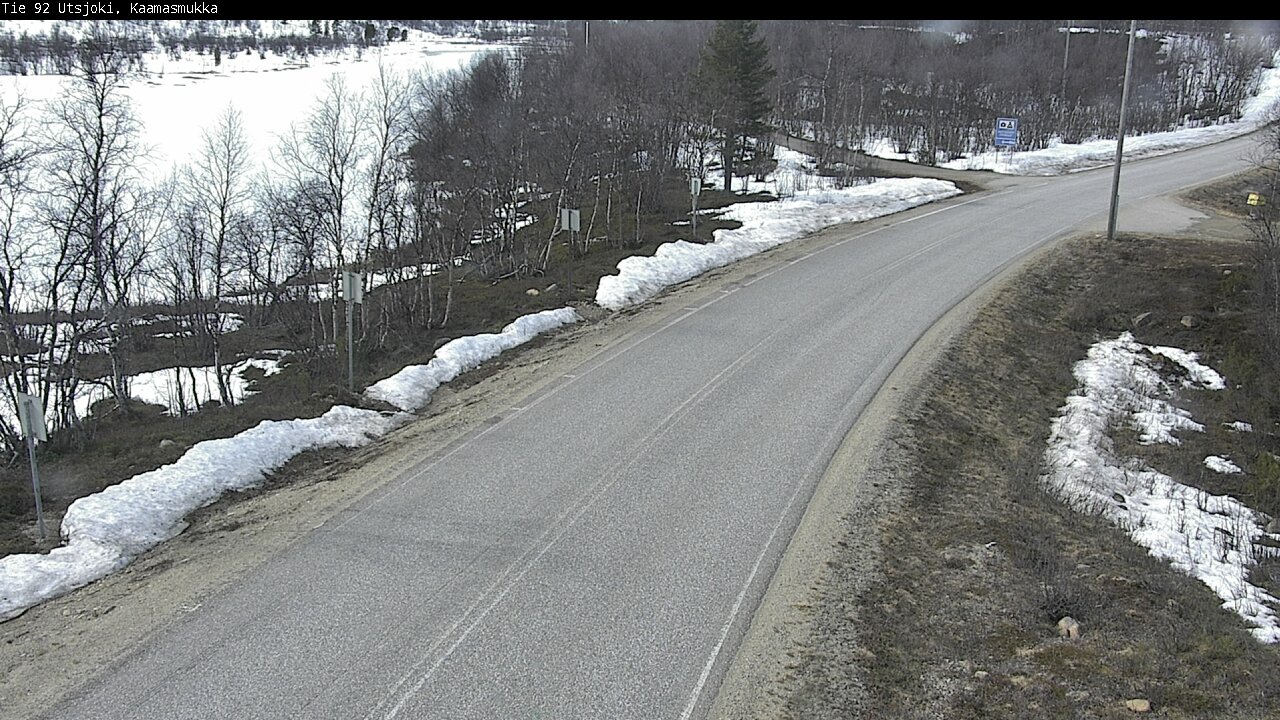 Weather Camera Image Väg 92 Utsjoki, Kaamasmukka, Utsjoki, Lappi