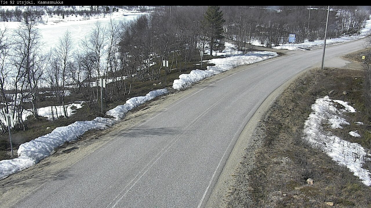 Weather Camera Image Väg 92 Utsjoki, Kaamasmukka, Utsjoki, Lappi