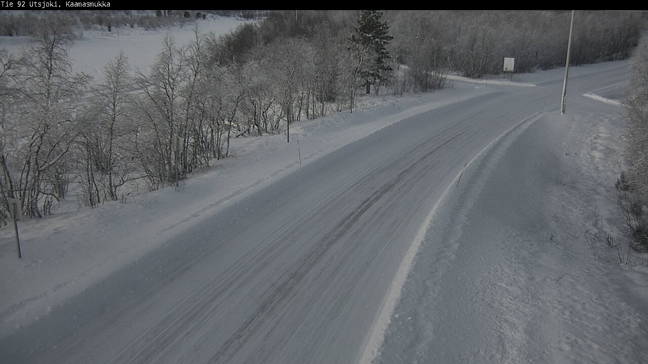 Weather Camera Image Road 92 Utsjoki, Kaamasmukka, Utsjoki, Lappi