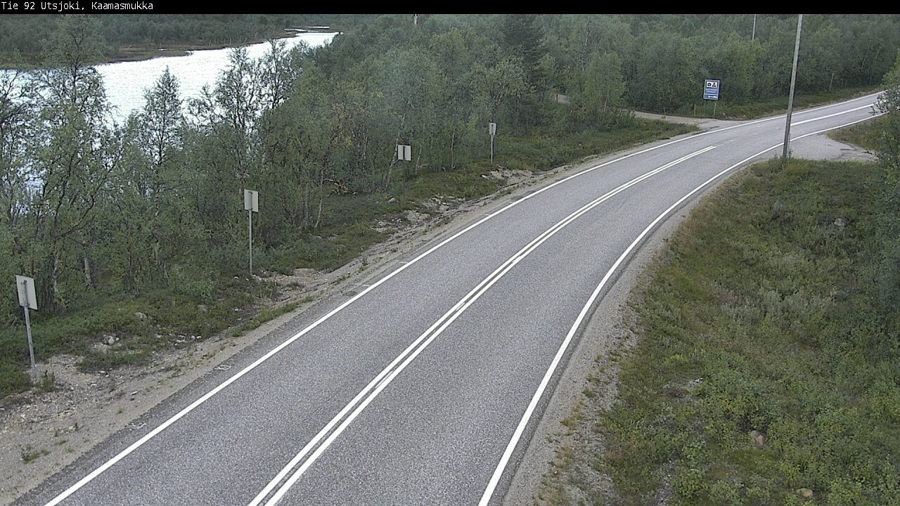 Weather Camera Image Road 92 Utsjoki, Kaamasmukka, Utsjoki, Lappi
