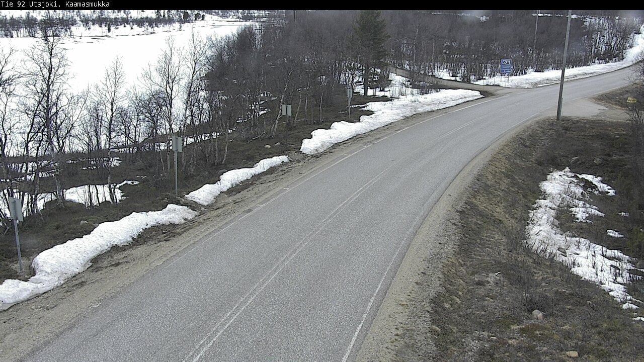 Weather Camera Image Väg 92 Utsjoki, Kaamasmukka, Utsjoki, Lappi