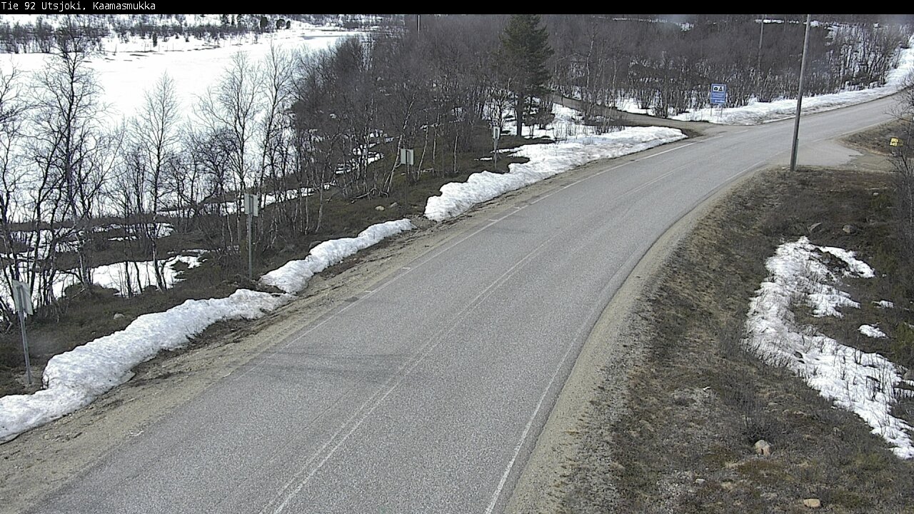 Weather Camera Image Väg 92 Utsjoki, Kaamasmukka, Utsjoki, Lappi
