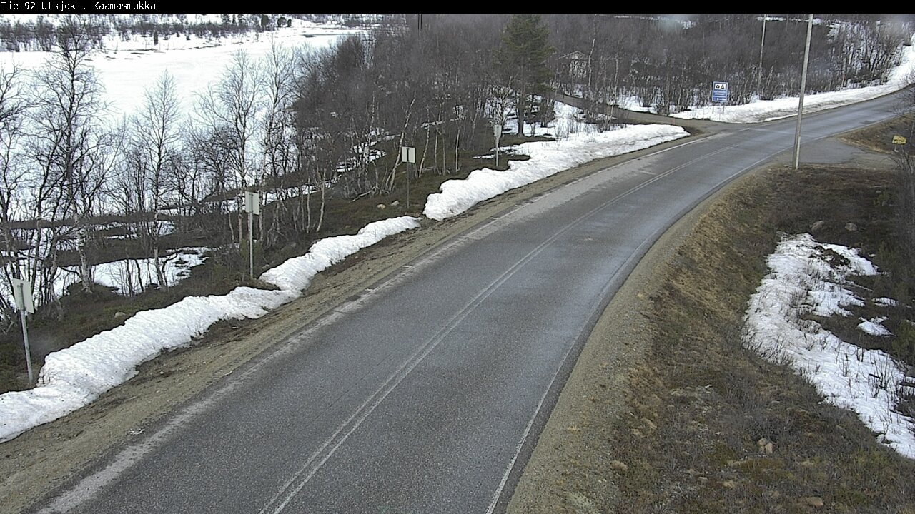 Weather Camera Image Väg 92 Utsjoki, Kaamasmukka, Utsjoki, Lappi