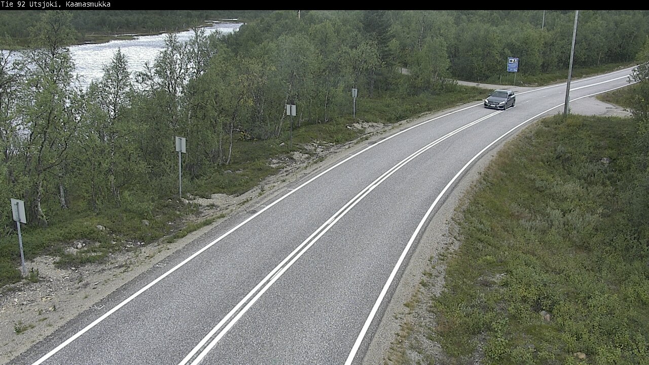 Kelikamerat Kuva Tie 92 Utsjoki, Kaamasmukka, Utsjoki, Lappi