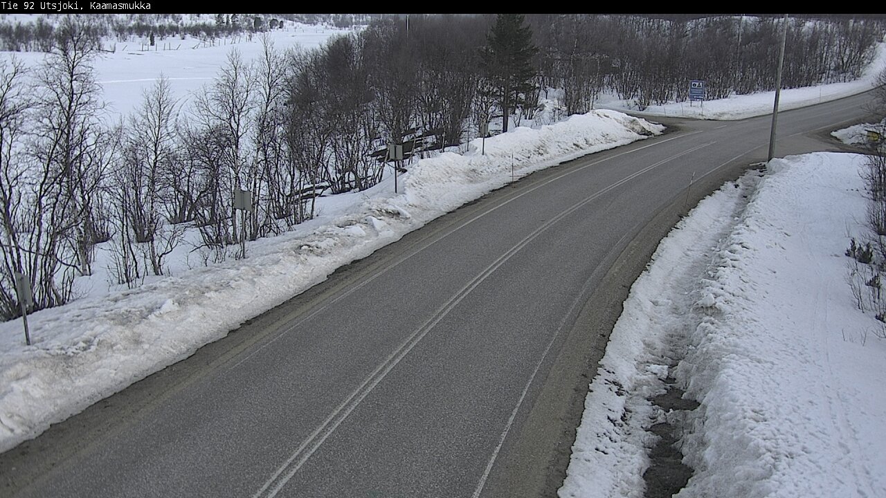 Weather Camera Image Väg 92 Utsjoki, Kaamasmukka, Utsjoki, Lappi