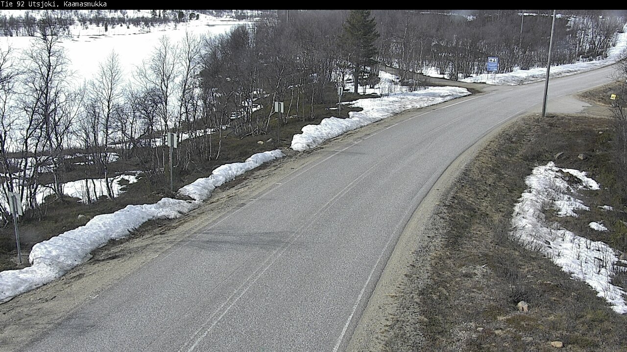Weather Camera Image Väg 92 Utsjoki, Kaamasmukka, Utsjoki, Lappi
