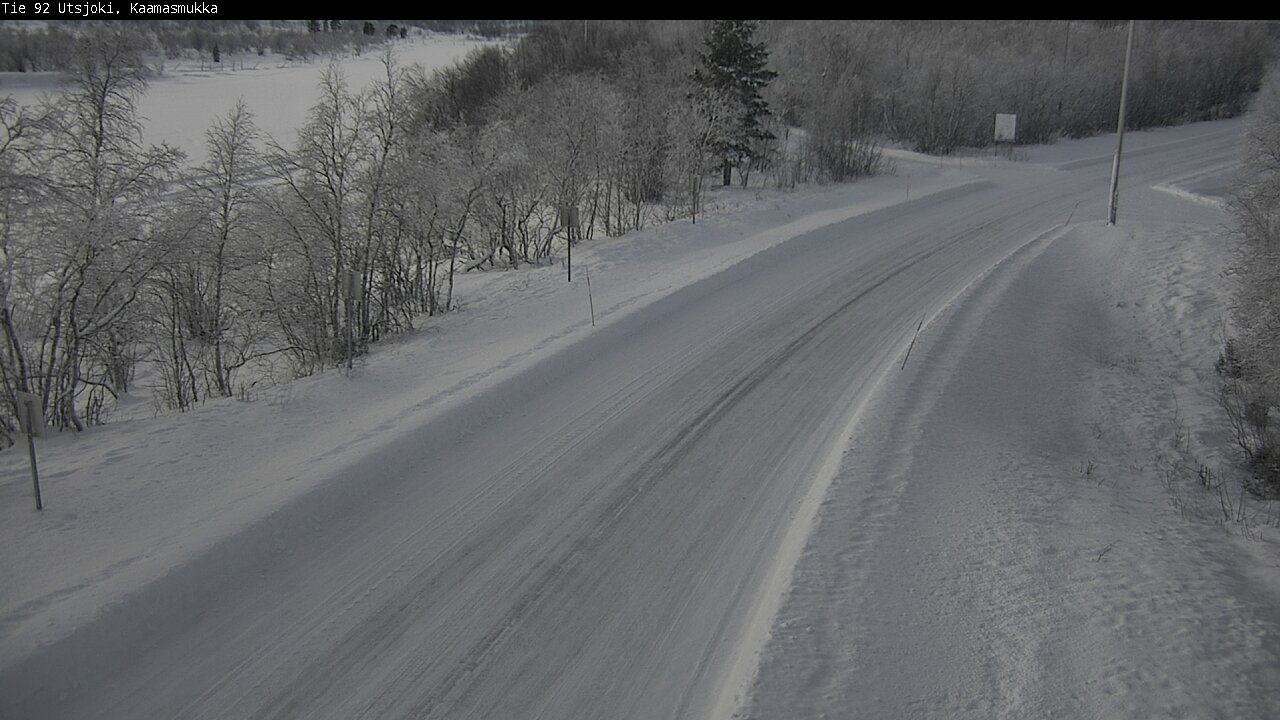 Weather Camera Image Road 92 Utsjoki, Kaamasmukka, Utsjoki, Lappi