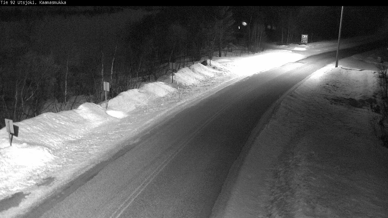 Kelikamerat Kuva Tie 92 Utsjoki, Kaamasmukka, Utsjoki, Lappi