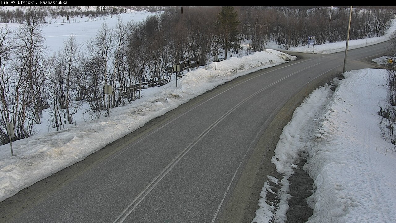 Weather Camera Image Väg 92 Utsjoki, Kaamasmukka, Utsjoki, Lappi