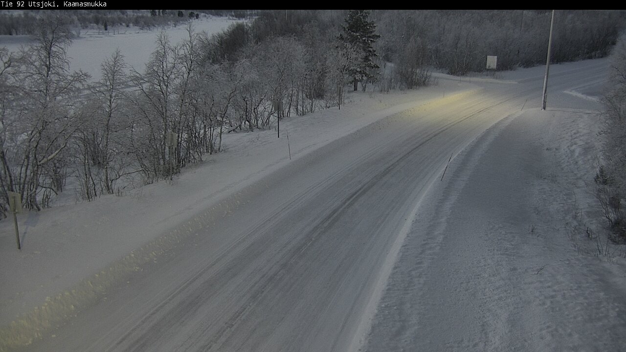 Weather Camera Image Road 92 Utsjoki, Kaamasmukka, Utsjoki, Lappi