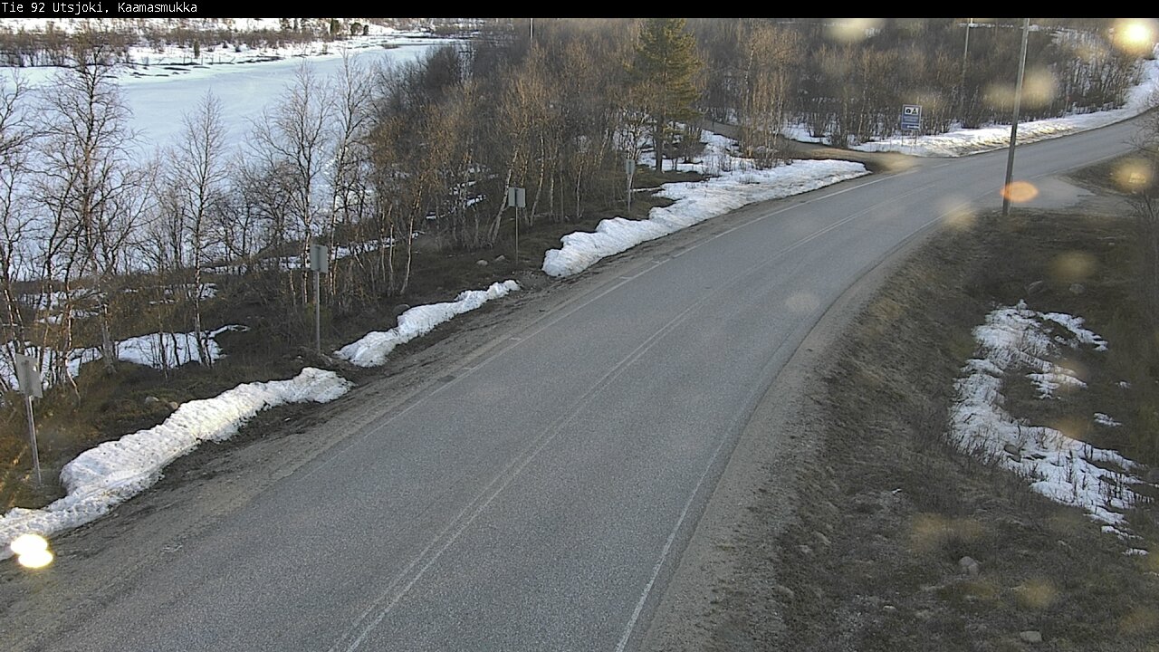 Weather Camera Image Väg 92 Utsjoki, Kaamasmukka, Utsjoki, Lappi