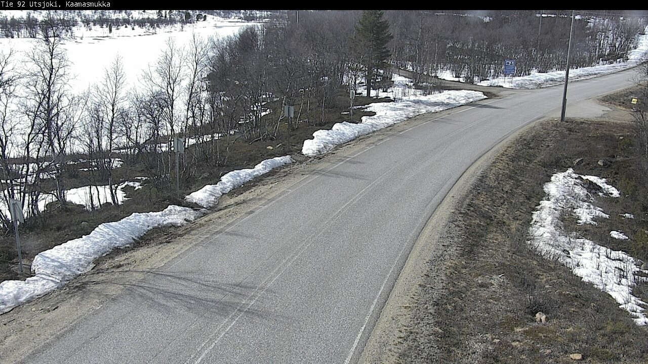 Weather Camera Image Väg 92 Utsjoki, Kaamasmukka, Utsjoki, Lappi