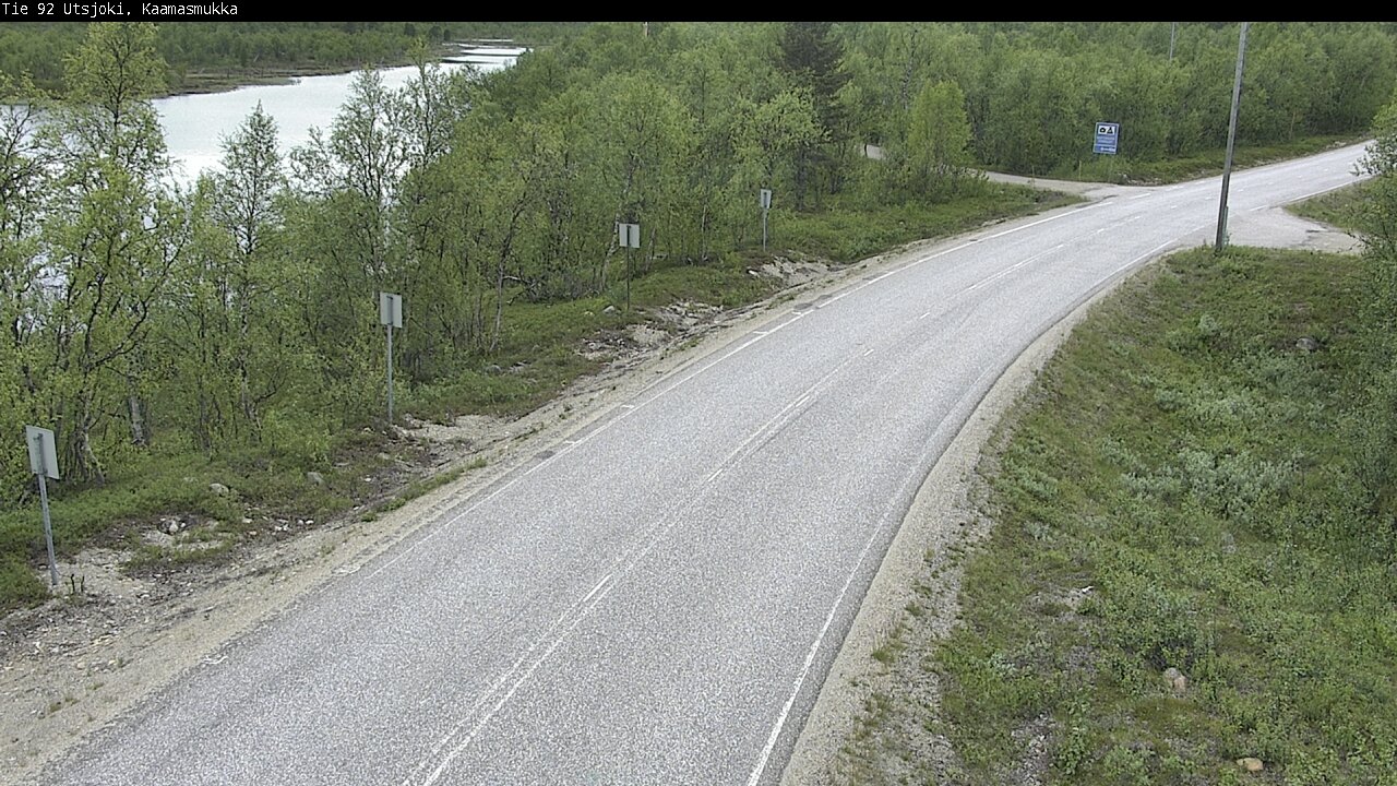 Kelikamerat Kuva Tie 92 Utsjoki, Kaamasmukka, Utsjoki, Lappi