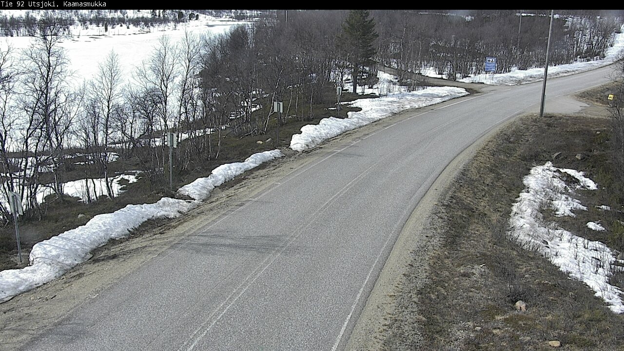 Weather Camera Image Väg 92 Utsjoki, Kaamasmukka, Utsjoki, Lappi