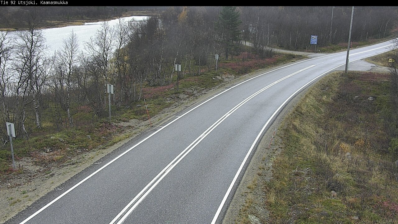 Weather Camera Image Road 92 Utsjoki, Kaamasmukka, Utsjoki, Lappi