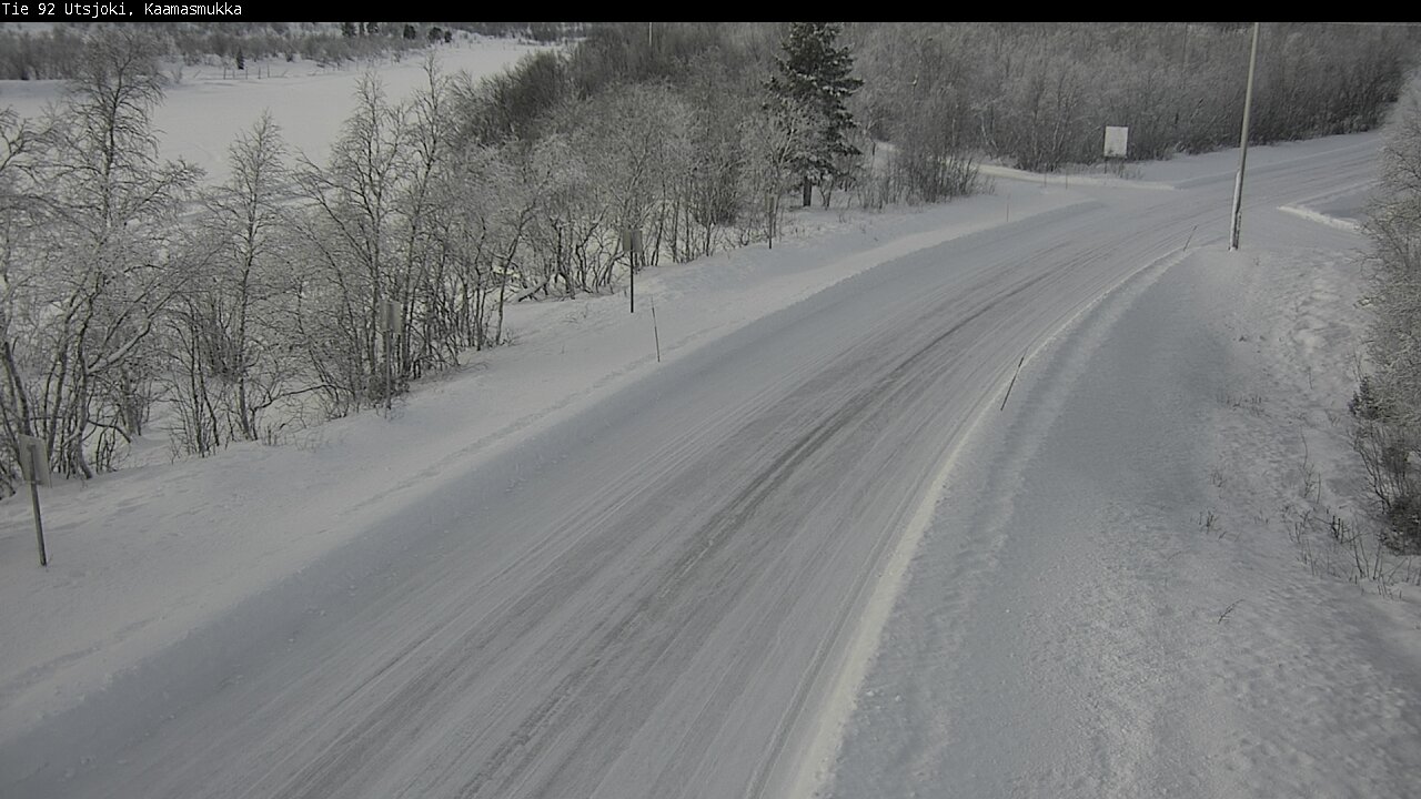 Weather Camera Image Road 92 Utsjoki, Kaamasmukka, Utsjoki, Lappi