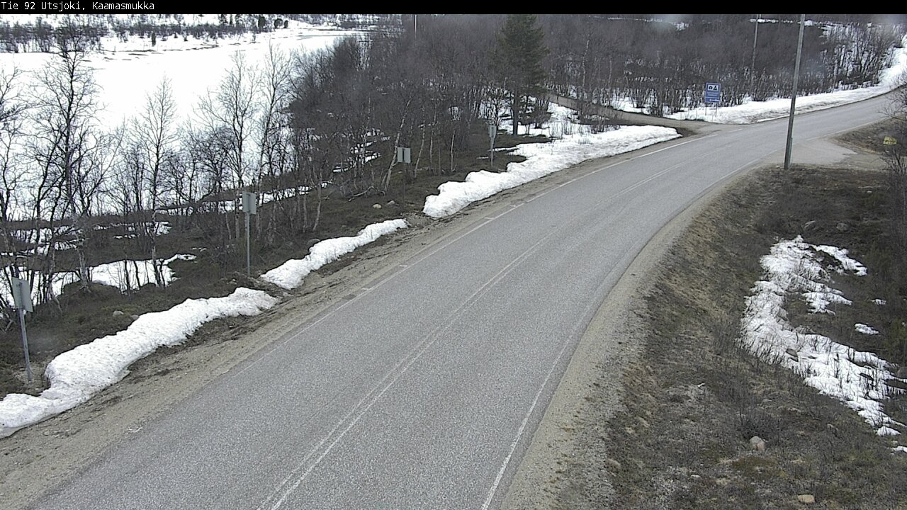 Weather Camera Image Väg 92 Utsjoki, Kaamasmukka, Utsjoki, Lappi
