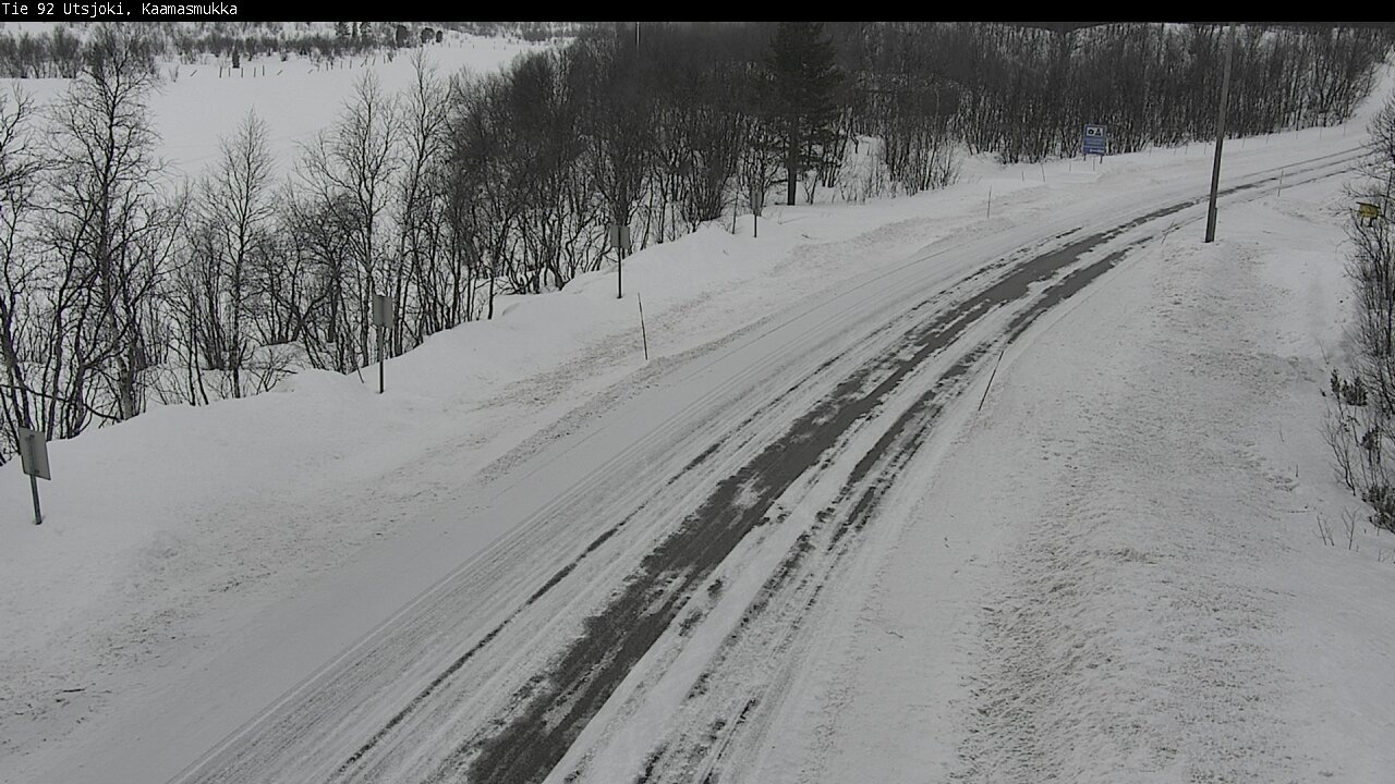 Weather Camera Image Road 92 Utsjoki, Kaamasmukka, Utsjoki, Lappi