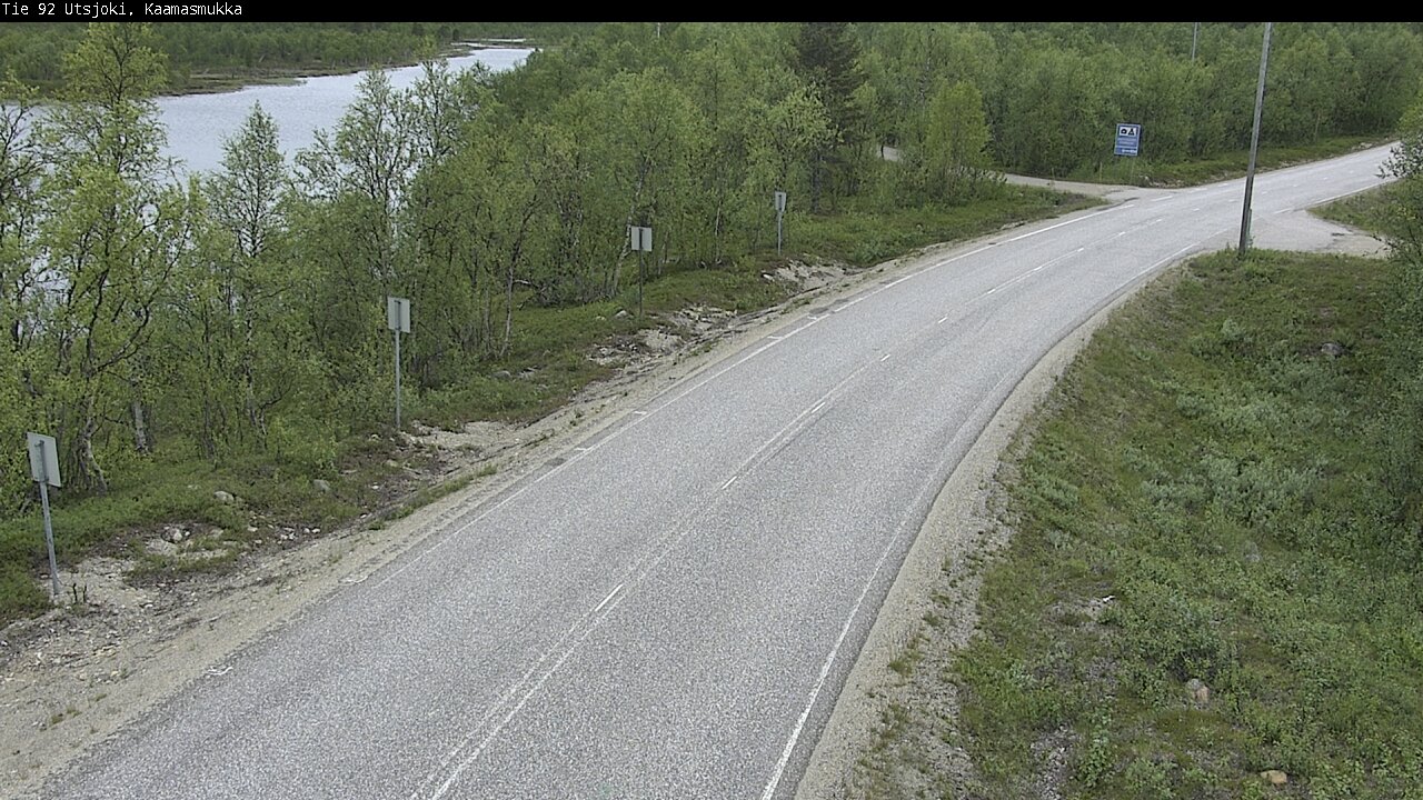 Weather Camera Image Väg 92 Utsjoki, Kaamasmukka, Utsjoki, Lappi