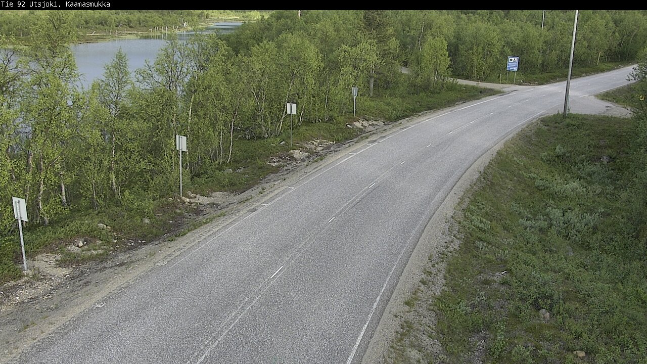 Kelikamerat Kuva Tie 92 Utsjoki, Kaamasmukka, Utsjoki, Lappi