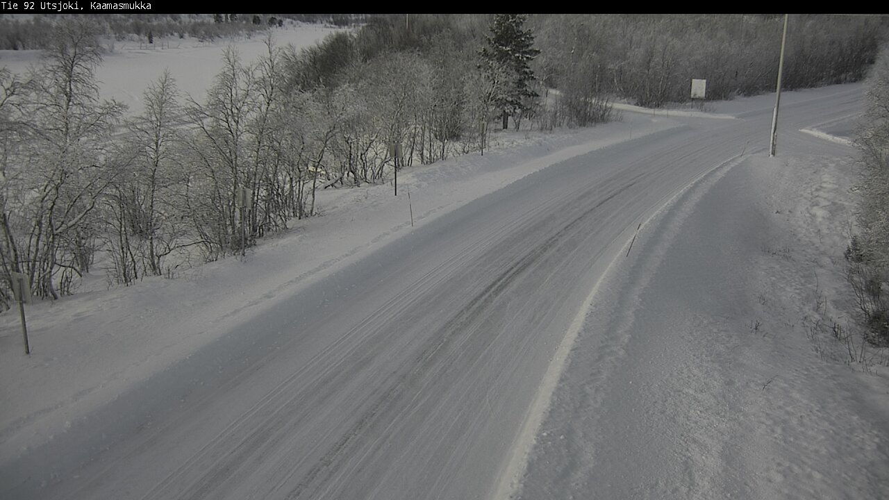 Weather Camera Image Road 92 Utsjoki, Kaamasmukka, Utsjoki, Lappi