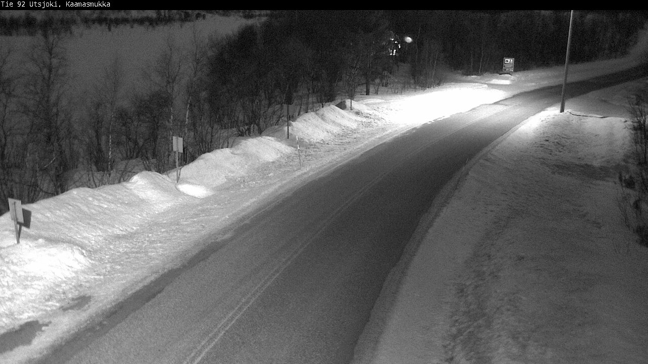 Kelikamerat Kuva Tie 92 Utsjoki, Kaamasmukka, Utsjoki, Lappi