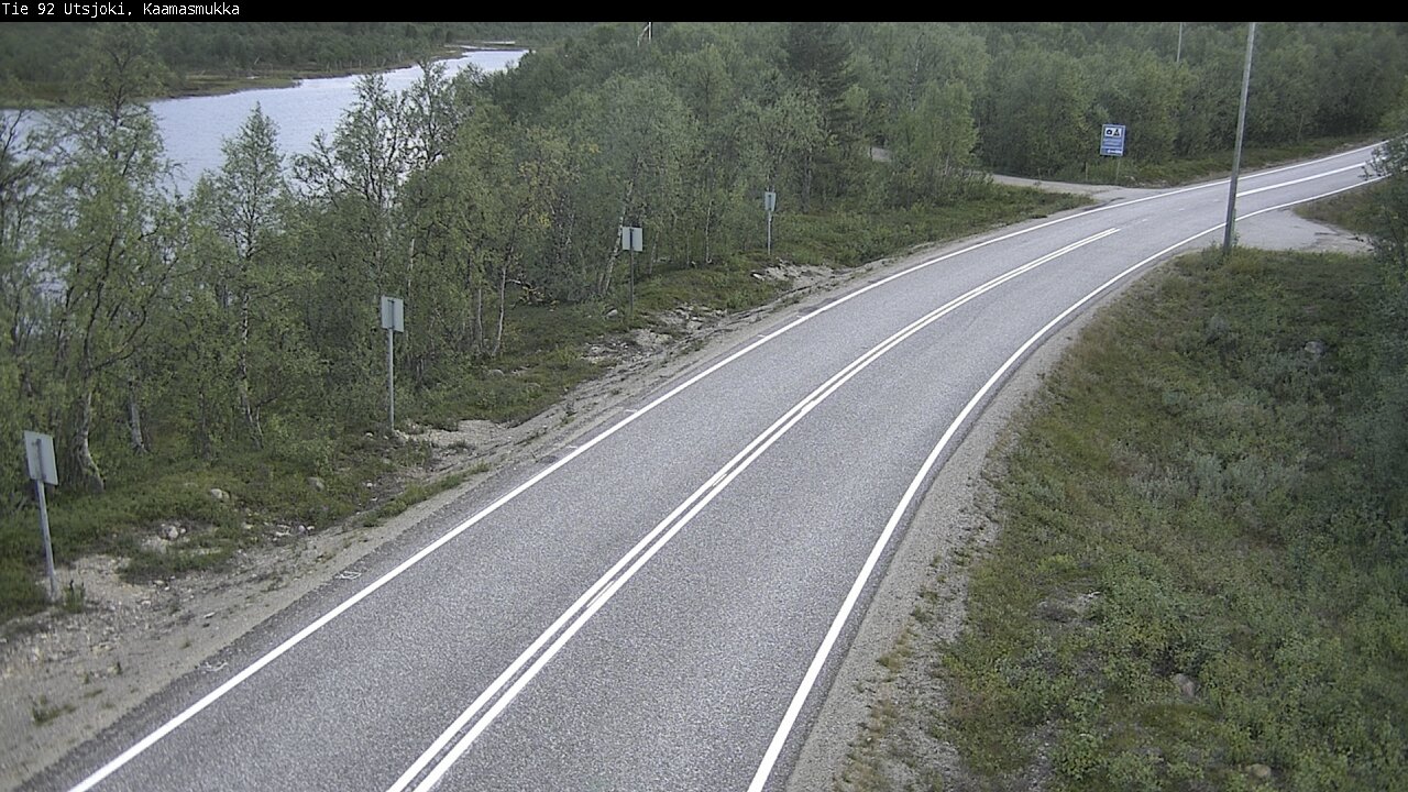 Kelikamerat Kuva Tie 92 Utsjoki, Kaamasmukka, Utsjoki, Lappi