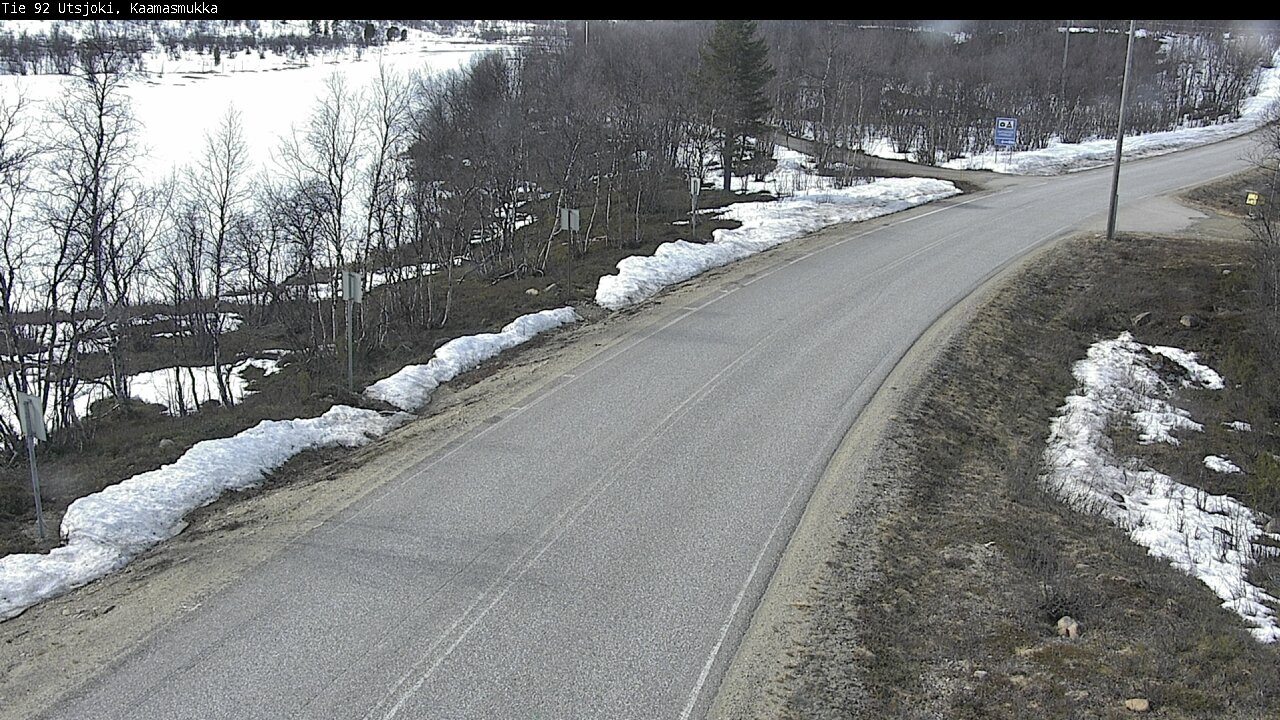 Weather Camera Image Väg 92 Utsjoki, Kaamasmukka, Utsjoki, Lappi