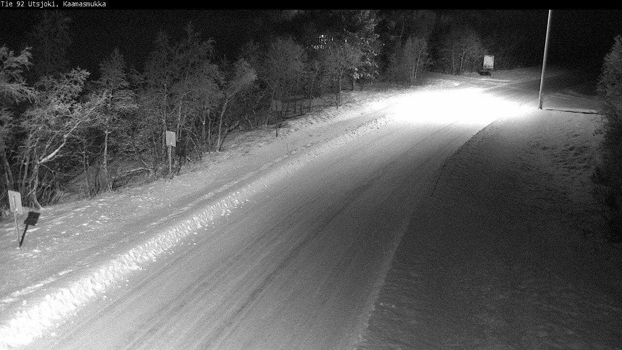 Weather Camera Image Road 92 Utsjoki, Kaamasmukka, Utsjoki, Lappi
