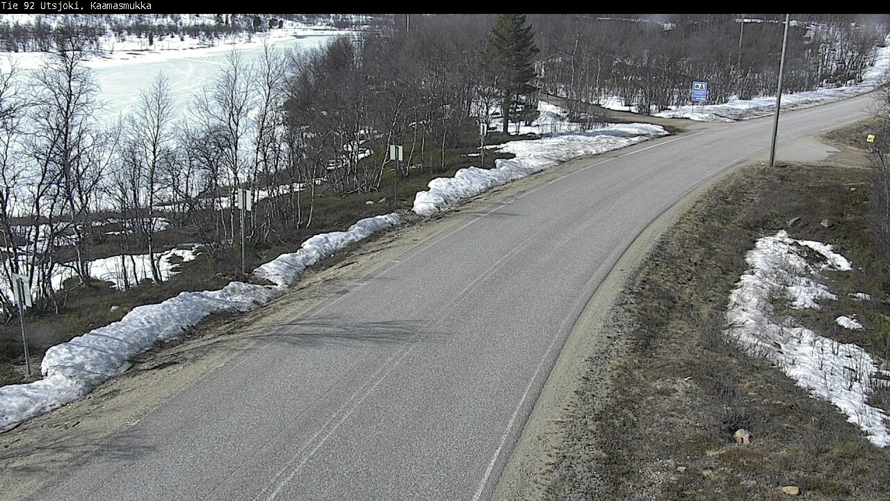 Weather Camera Image Väg 92 Utsjoki, Kaamasmukka, Utsjoki, Lappi