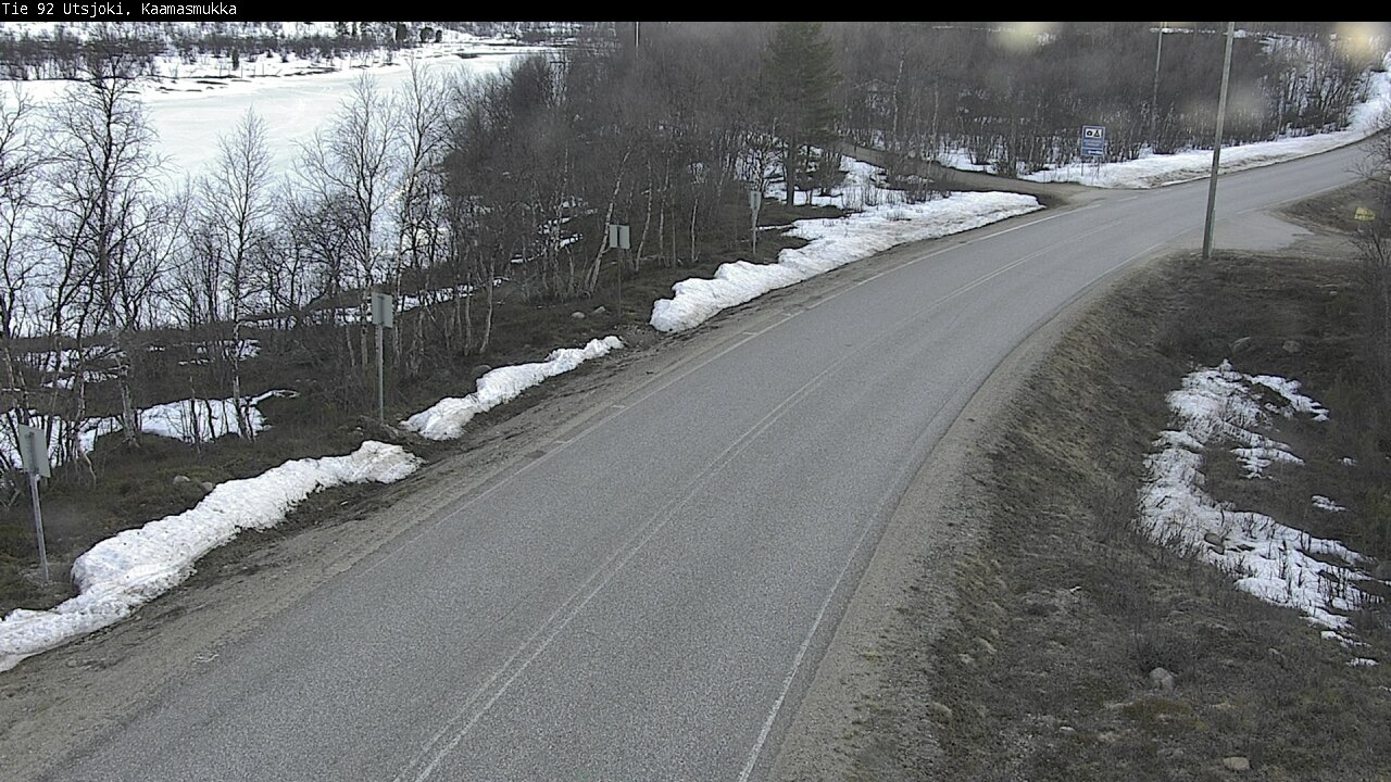 Weather Camera Image Väg 92 Utsjoki, Kaamasmukka, Utsjoki, Lappi