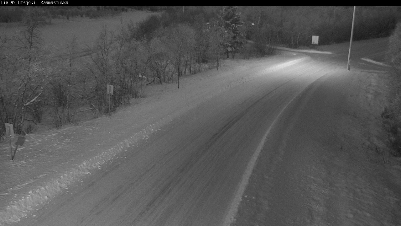 Weather Camera Image Road 92 Utsjoki, Kaamasmukka, Utsjoki, Lappi