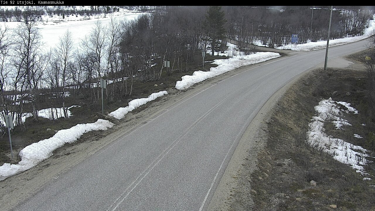 Weather Camera Image Väg 92 Utsjoki, Kaamasmukka, Utsjoki, Lappi