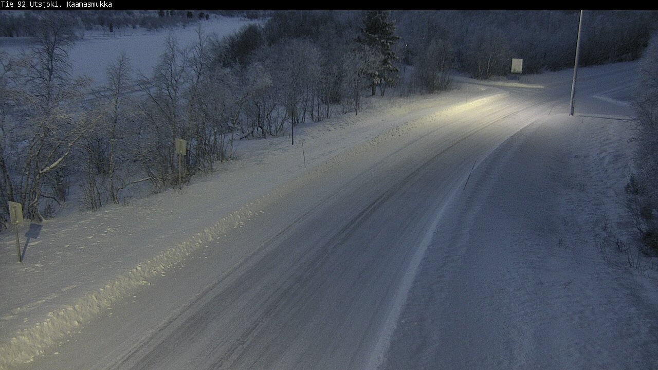 Weather Camera Image Road 92 Utsjoki, Kaamasmukka, Utsjoki, Lappi