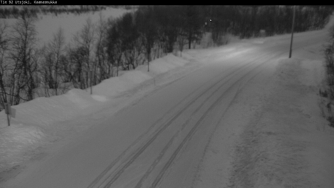 Kelikamerat Kuva Tie 92 Utsjoki, Kaamasmukka, Utsjoki, Lappi