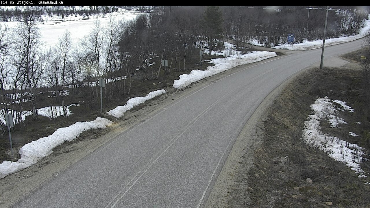 Weather Camera Image Väg 92 Utsjoki, Kaamasmukka, Utsjoki, Lappi