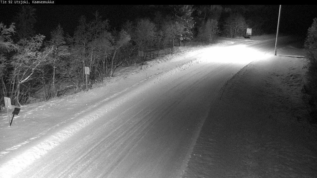 Weather Camera Image Road 92 Utsjoki, Kaamasmukka, Utsjoki, Lappi