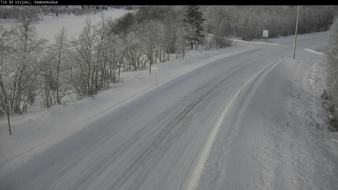 Weather Camera Image Road 92 Utsjoki, Kaamasmukka, Utsjoki, Lappi